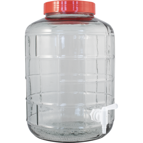 Farro Wide Mouth Glass Carboy with Spigot