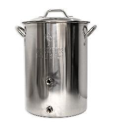 Stainless Kettle, 8 gal., Two Ports