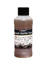 Natural Vanilla Type Flavoring, 4 oz.