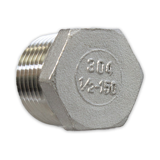 SS NPT Plug - 1/2"