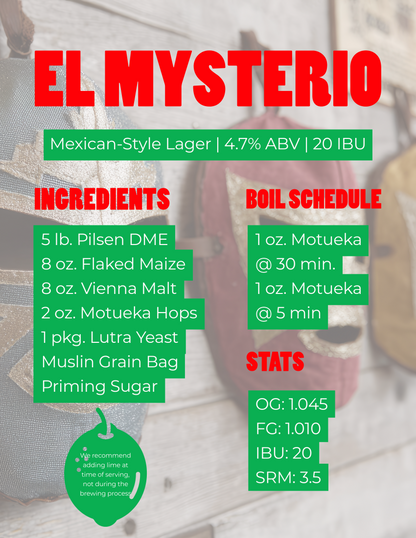 El Mysterio Extract Recipe Kit