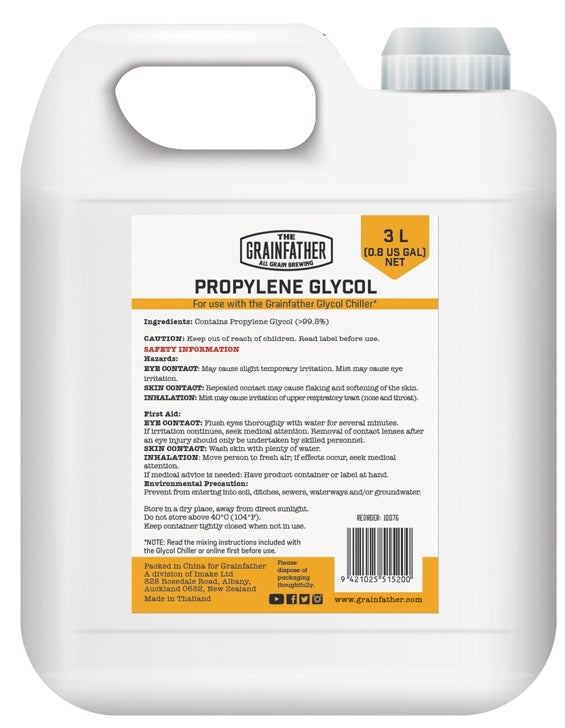 Grainfather Propylene Glycol 3 Liter