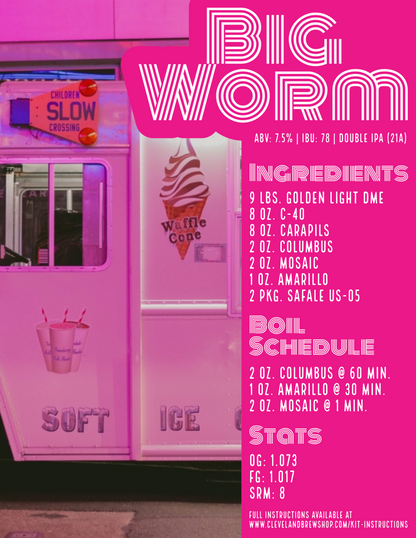 Big Worm Extract Recipe Kit