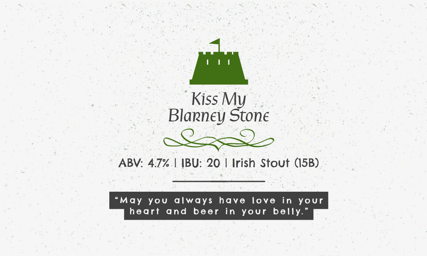 Kiss My Blarney Stone Irish Stout Recipe Kit