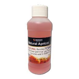 Natural Apricot Flavoring, 4 oz.