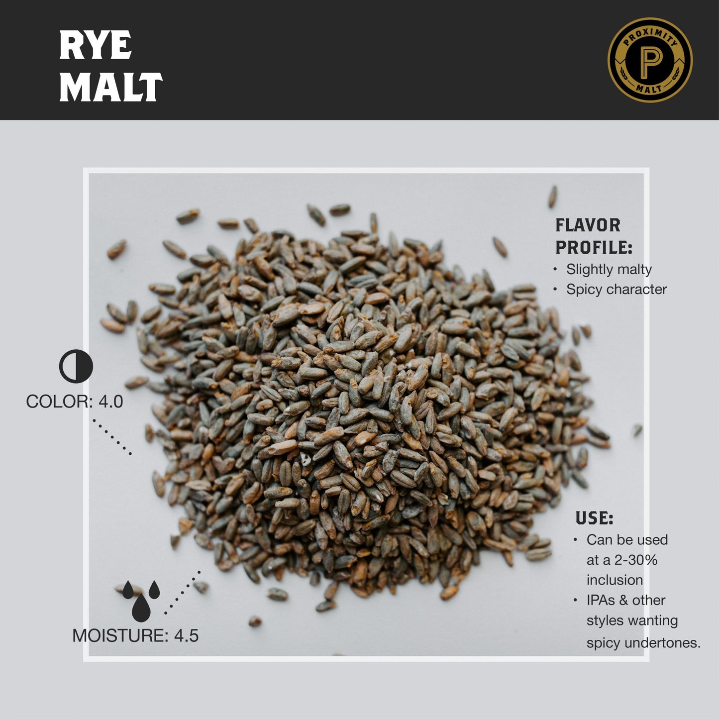 Proximity Rye Malt (US) 1 oz.